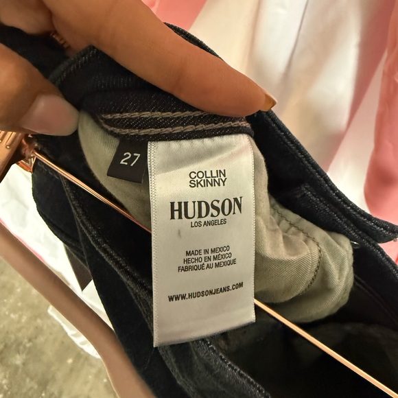 Hudson Jeans Women's Dark Blue Skinny Jeans - Picture 3 of 4